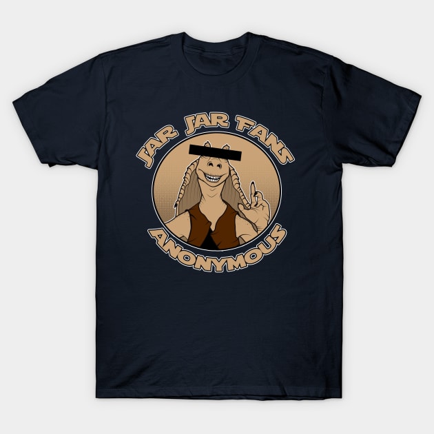 JJF Anonymous (navy) T-Shirt by darthspaz